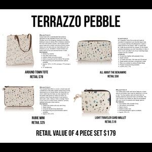 Thirty-One Terrazzo Pebble 4 Pc Set